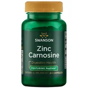 Swanson Zinc Carnosine PepZinGI®, cink karnozin, 60 kapsula