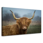 shumee Platno s tiskom Živali Krava 100x60 cm