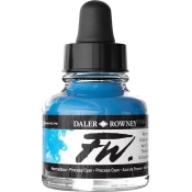 Daler Rowney FW Akrilno črnilo Process Cyan 29,5 ml 1 kos