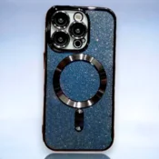 Infostyle Silikonski ovitek Glitter - MagSafe za iPhone 14 Pro Modra/TPU silikon