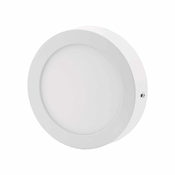 ALU LED nadgradni panel okrogli 12W toplo bela 3000K