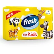 FRESH Papirne maramice za decu, Troslojni, 6 komada