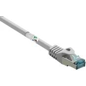 Renkforce Renkforce RF-5043948 RJ45 omrežni kabel\, Patch kabel CAT 6a S/FTP 10.00 m siva ognjevaren 1 kos, (20419360)