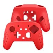 Mekana silikonska zaštitna navlaka (maskica) za Switch 2 Pro kontroler - Crvena