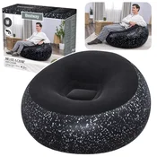 slomart BESTWAY Napihljiv fotelj za sedenje Inflate A Chair (črn)