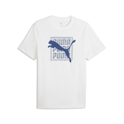 Puma GRAPHIC WORDING TEE, moška majica, bela 691775