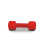 Power System Vinil Dumbell 3 kg rdeča