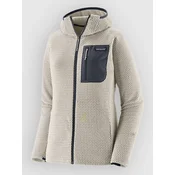 Patagonia R1 Air Full jopica s kapuco birch white