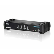 Aten 4-port Dual-Link DVI KVMP with USB 2.0 and 2.1 Audio Support