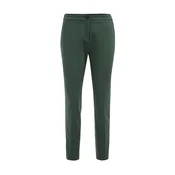 WE Fashion Hlače  temno zelena