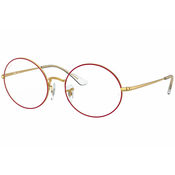 Ray-Ban Okvir za naocare Oval 0RX1970V 3106 54, Ženski, Zlatne boje
