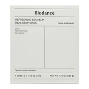 Biodance globinska maska Refreshing Sea Kelp Real Deep Mask 4 x 34 g