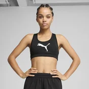 Womens Puma 4KEEPS Bra, Black, Size 3XL, Clothing