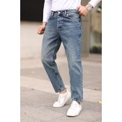 Trendyol Medium Blue Boyfriend Jeans