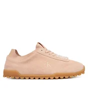 Calvin Klein Superge Low Profile Run Mg Sue Db Laces HW0HW03150 Svetlo rožnata
