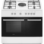 MPM Štedilnik prostostoječ MPM-96-KGE-15, 90cm, 4x plin+1x elek., beli, (5000075705)