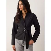 Trendyol Bluza črna
