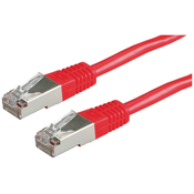 VALUE Value 21.99.1331 RJ45 omrežni kabel\, Patch kabel CAT 6 S/FTP 1.00 m rdeča 1 kos, (20429995)