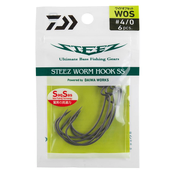 STEEZ WORM HOOK SS WOS #4/0 (17703-400)