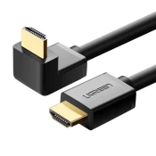 Ugreen HDMI kabel 4K z kotnim vtičem 2 m, črn