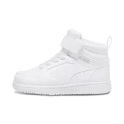 Puma Rebound V6 Mid Toddlers Sneakers, White, Size 27, Shoes