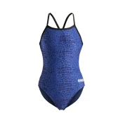 ARENA Enodelne kopalke SNAKESKIN modra/mornarska