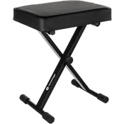 Revoltage Keyboard Bench 3000 Kovinska klavirska stolica Black