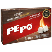 PE-PO trdo vžigalno sredstvo Premium 40 kosov vžigalnih sredstev