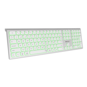 Subblim Teclado subblim tipkovnice Bluetooth Master iluminado ext srebro/črno, (20605434)