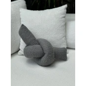 Aberto Design Dekorativni jastuk Dugum, 44x22x18 cm, Sivi