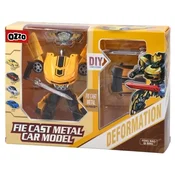 Ozzo diecast igracka robot transformers bugati žuta ( 885182 )