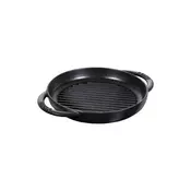 Cast iron grill pan, 22 cm, Black - Staub