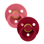 BIBS Cucle, 0-6m, 2 komada, Coral Rubi