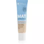 Bell Hypoallergenic dolgoobstojni matirajoči tekoči puder SPF 25 odtenek 02 Ivory 30 g