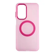 Maska silikonska Magsafe FLURO COLOR za Samsung S24/S25/ roza