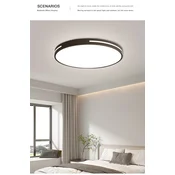 Micoe Plafonska lampa LED, 24 W, Crna