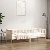 shumee vidaXL Dnevna postelja brez vzmetnice, 80x200 cm, borovina