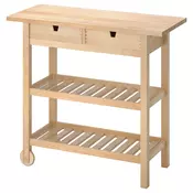 FÖRHÖJA Kuhinjska kolica, breza, 100x43 cm