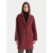 MAX&Co. Volneni plašč 2526016023200 Bordo rdeča Regular Fit