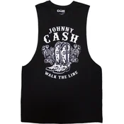 Johnny Cash Walk The Line Boots Black XL Majica