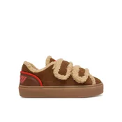 Inuikii Superge Lila Shearling Low Velcro 1001.001.0561.150 Rjava