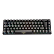 DELTACO GAMING Bežična Tipkovnica DK440R CRNA s RGB Osvjetljenjem - UK Raspored