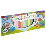 MOXY Kreativni komplet za modeliranje gline 16 barv, komplet za mehko testo