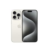 Apple iPhone 15 Pro 15,5 cm (6.1) Dvostruki SIM iOS 17 5G USB Tip-C 256 GB Titanij, Bijelo