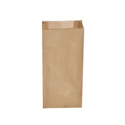 Papirnata vrečka s stranskim robom rjava 15+7 x 35 cm `2,5 kg` [500 kosov]