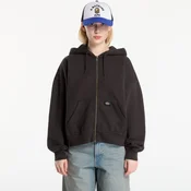 Mikina Dickies Sutcliffe Cropped Zipped Hoodie Black L