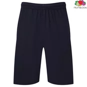 Mens navy blue shorts Iconic 195 Jersey Fruit of the Loom