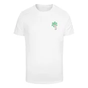 Mens T-shirt Coconut Tree white
