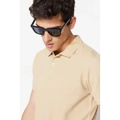 Trendyol Muška majica Tmnss20Po0009, Krem