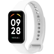 GS Silikonski pašček za Xiaomi Redmi Smart Band 2/Xiaomi Smart Mi Band 8 Active, bel